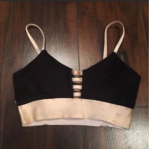 Bebe bandaged sexy crop top